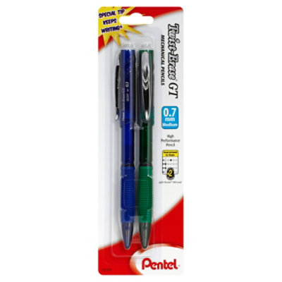 Pentel Twist Erase Gt .7mm - 2 Count