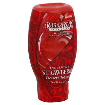 Cold Stone Creamery Dessert Topping Indulgent Strawberry - 11 Oz - Image 1