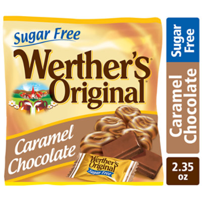 Werther's Original Hard Sugar Free Caramel Chocolate Candy - 2.35 Oz - Tom  Thumb