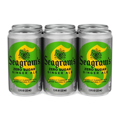 Seagrams Soda Ginger Ale Diet - 6-7.5 Fl. Oz. - Image 3