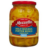 Mezzetta Pepper Rings Deli-Sliced Mild - 32 Oz - Image 1