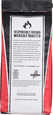 Wicked Joe Coffee Organic Fair Trade Ground Dark Roast Wicked French - 12 Oz - Image 5