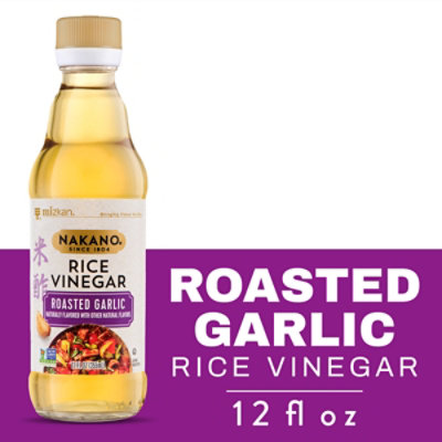 NAKANO Roasted Garlic Rice Vinegar - 12 Oz - Image 1