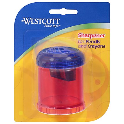 Westcott Pencil Sharpener Twin - Each - Image 1