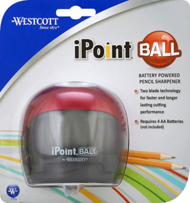 Westbrook Floral iPoint Ball Pencil Sharpener Battery Powered - Each - Image 2