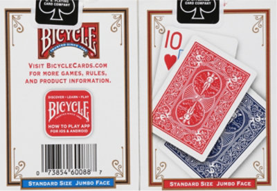 Bicycle Playing Card Jumbo - 2 Count - Image 4