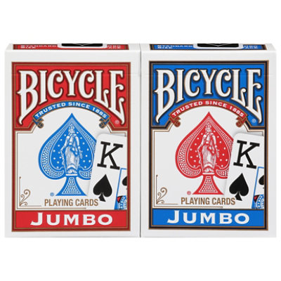 Bicycle Playing Card Jumbo - 2 Count - albertsons