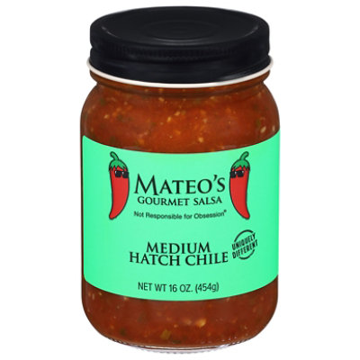 Mateos Gourmet Salsa Hatch Chili - 16 Oz