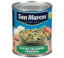 San Marcos Peppers Jalapeno Sliced Can - 26 Oz