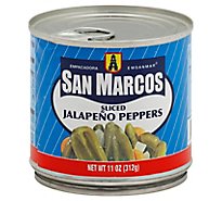 San Marcos Peppers Jalapeno Sliced Can - 11 Oz