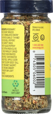 Bragg Seasoning 24 Herbs & Spices Sprinkle Organic - 1.5 Oz - Image 6