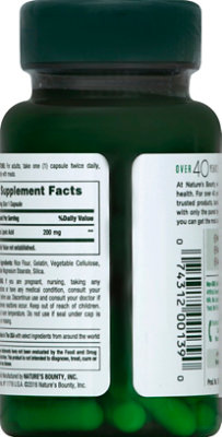 Natures Bounty Alpha Lipoic Acid 200mg - 30 Count - Image 3