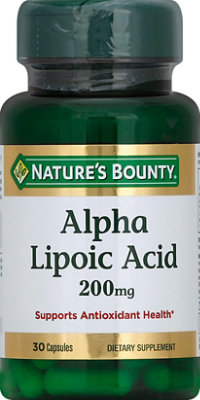 Natures Bounty Alpha Lipoic Acid 200mg - 30 Count - Image 2