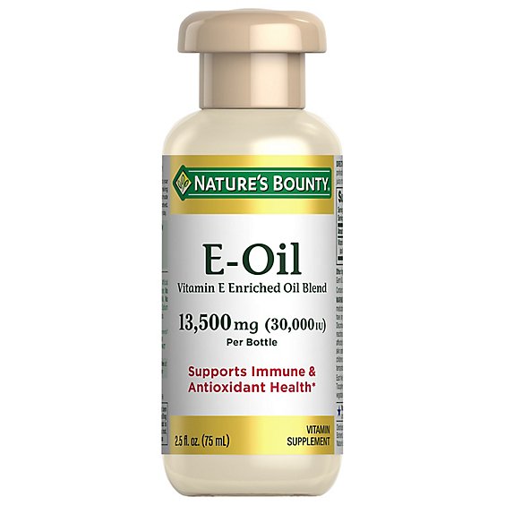 Natures Bounty Vitamin Supplement Vitamin E-Oil 30000 IU - 2.5 Fl. Oz.