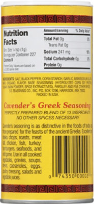 Cavenders Seasoning Greek All Purpose - 8 Oz - Image 6