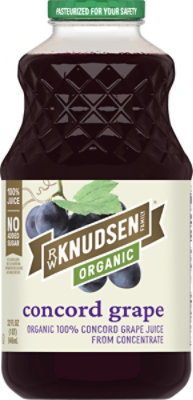 R.W. Knudsen Family Organic Concord Grape Juice - 32 Fl. Oz. - Image 2