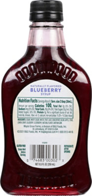 Maple Grove Farms Syrup Blueberry 8 - 8.5 Oz - Image 6