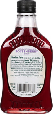 Maple Grove Farms Syrup Boysenberry - 8.5 Oz - Image 6