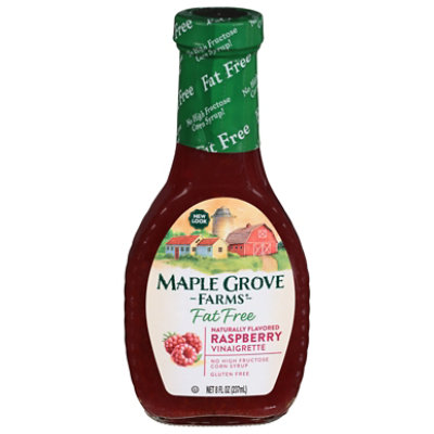 Maple Grove Farms Vinaigrette Fat Free Raspberry - 8 Fl. Oz. - Image 2