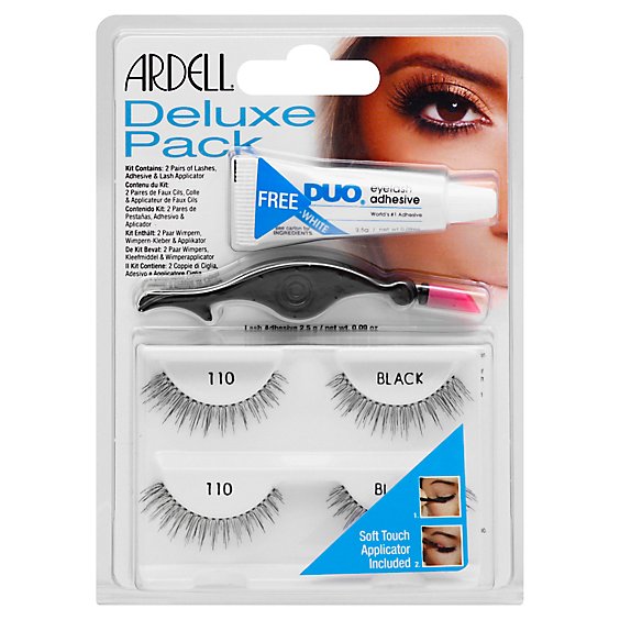 Ardell Delux Pack Lash 110 Blk - Each