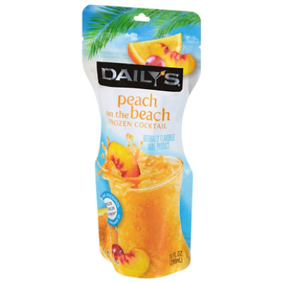 Daily's Peach On The Beach Frozen Cocktail Drink Pouch - 10 Fl. Oz. - Image 2