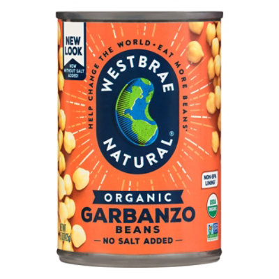 Westbrae Natural Organic Beans Garbanzo Low Sodium - 15 Oz