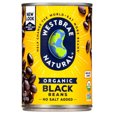 Westbrae Natural Organic Beans Black Low Sodium - 15 Oz - Image 1