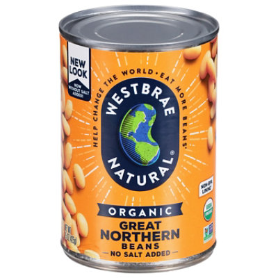 Westbrae Natural Organic Beans Great Northern Low Sodium - 15 Oz - Image 2