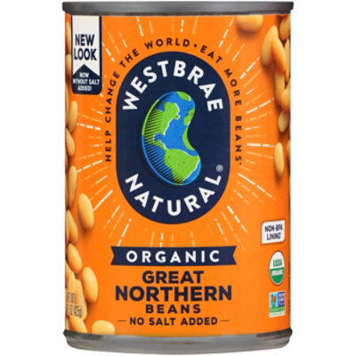 Westbrae Natural Organic Beans Great Northern Low Sodium - 15 Oz - Image 2