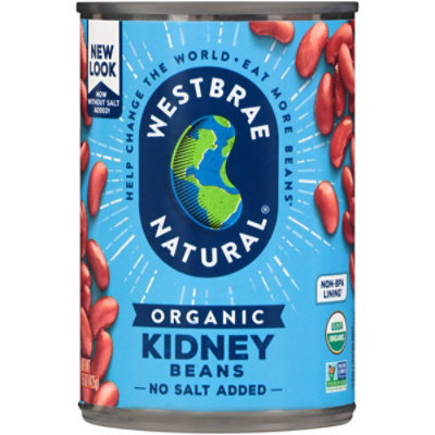 Westbrae Natural Organic Beans Kidney Low Sodium Can - 15 Oz