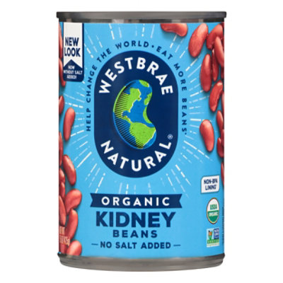 Westbrae Natural Organic Beans Kidney Low Sodium Can - 15 Oz