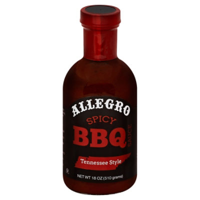 Allegro Tennessee Style Spicy Sauce BBQ - 18 Oz - Image 1