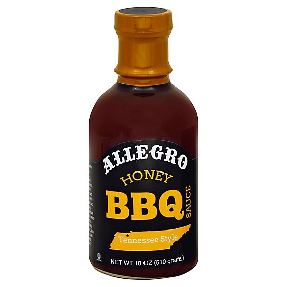 Allegro Tennessee Style Honey Sauce BBQ - 18 Oz