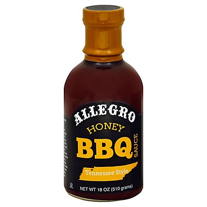 Allegro Tennessee Style Honey Sauce BBQ - 18 Oz - Image 1