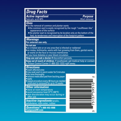 Compound W One Step Warts Remover - 14 Count - Image 4