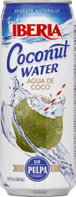 Iberia Coconut Water Without  Pulp - 16.9 Oz - Image 3