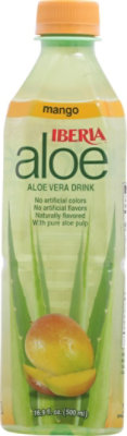 Iberia Aloe Vera Drink Mango - 16.9 Oz - Image 2