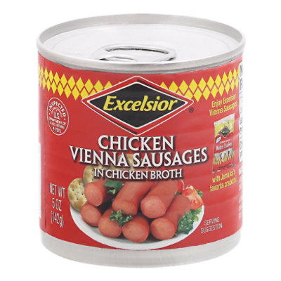 Excelsior Chicken Vienna Sausages - 4.6 Oz - Image 1