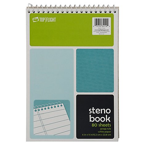 Steno Book White - Each