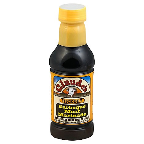Claudes Marinade Barbecue Meat Hickory - 16 Fl. Oz.