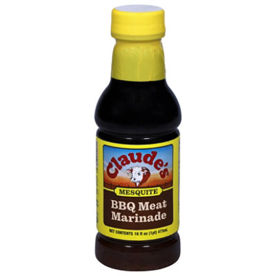 Claudes Marinade Barbecue Meat Mesquite - 16 Fl. Oz. - Image 1