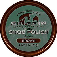Griffin Shoe Polish Wax Brown - Each - Image 2