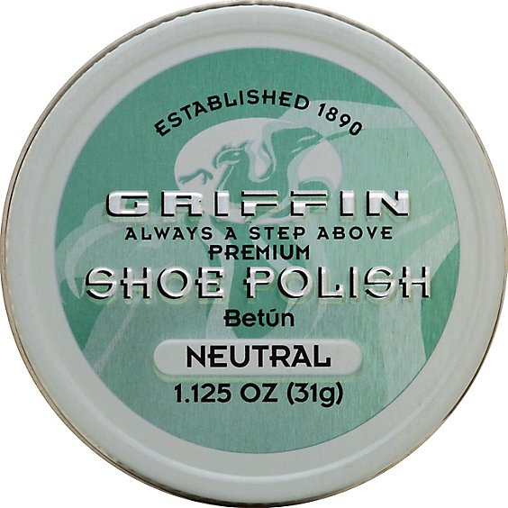 Griffin Shoe Polish Premium Neutral - 1.125 Oz