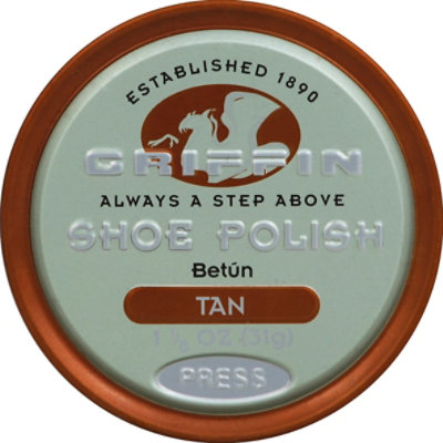 Griffin Shoe Polish Wax Tan - Each - Image 2