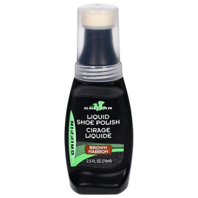 Griffin Shoe Polish Liquid Brown - 2.5 Fl. Oz. - Image 2
