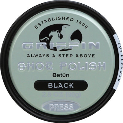 Griffin Shoe Polish Light Black - 2.5 Oz - Image 2