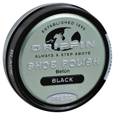 Griffin Shoe Polish Light Black - 2.5 Oz - Image 1