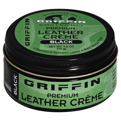 Griffin Leather Cream Self Shine Black - 1.75 Fl. Oz. - Image 1