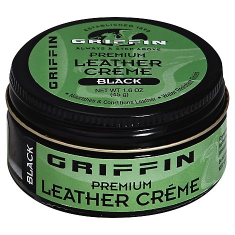 Griffin Leather Cream Self Shine Black - 1.75 Fl. Oz.