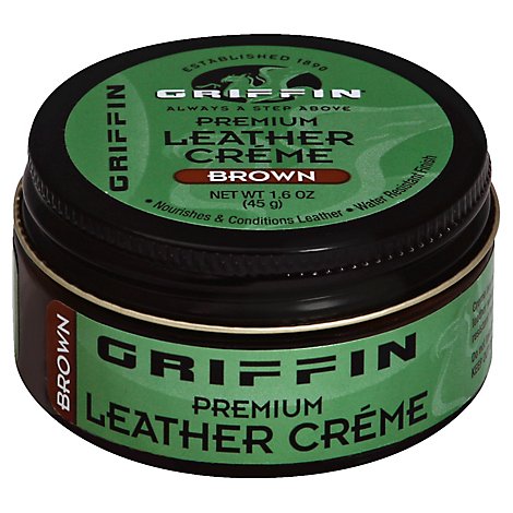 Griffin Leather Cream Self Shine Brown - 1.75 Fl. Oz.